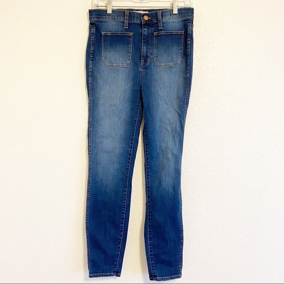 MADEWELL 10" High-Rise Skinny Jeans Sailor Edition - Picture 2 of 10